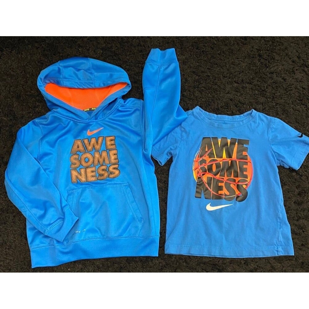 Nike hoodie and T-shirt Bundle size 6/7youth